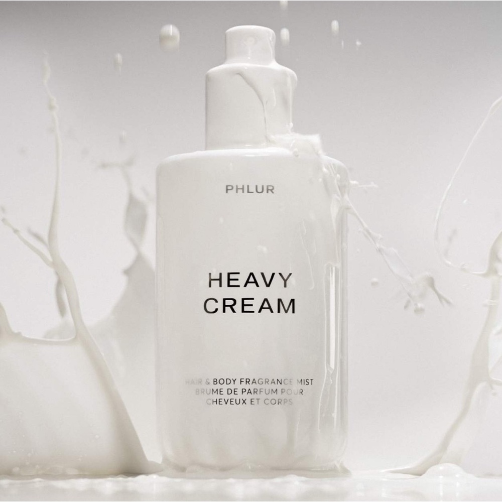 Phlur Heavy Cream 🍦🍨 🥥 🌴🍋 2mL Decant Sample with Spray Body and Hair